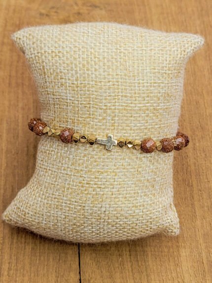 Różaniec z kamieni naturalnych