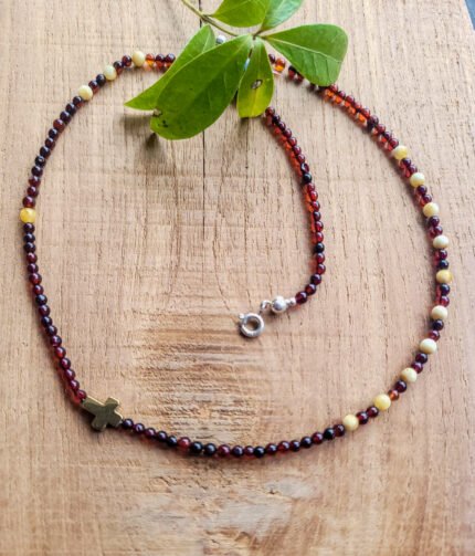 Różaniec z kamieni naturalnych