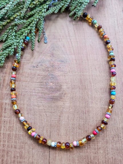 Naszyjnik z kamieni naturalnych