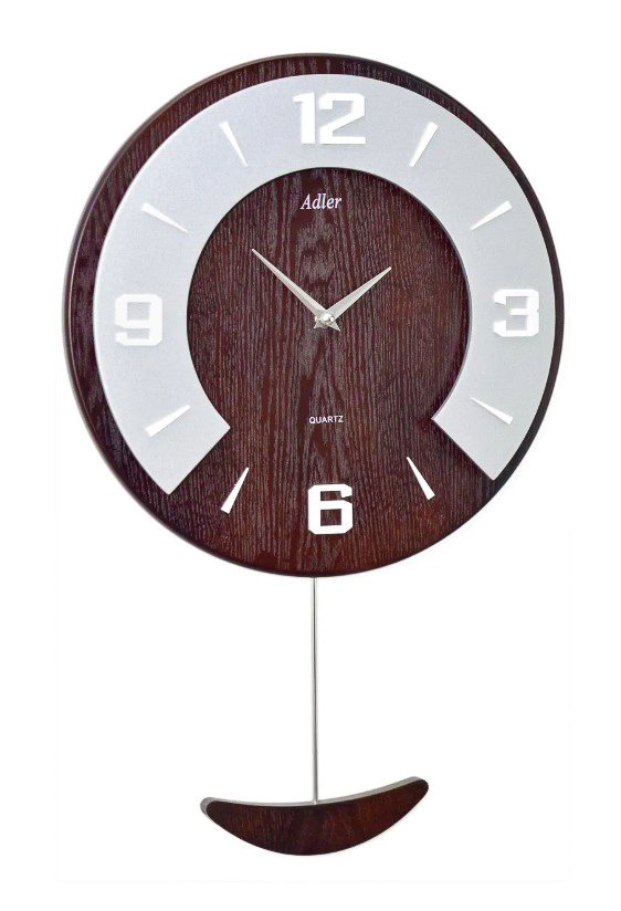 21179 WALNUT Zegar ścienny - obrazek 1
